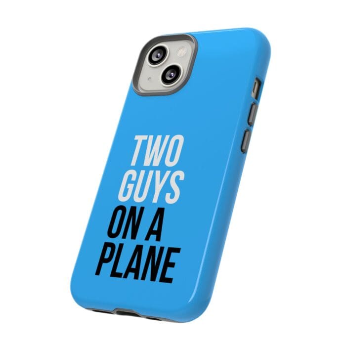 'Two Guys on a Plane' Phone Case (Blue) - Image 56