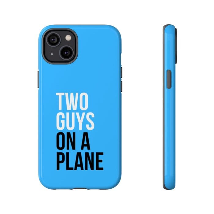 'Two Guys on a Plane' Phone Case (Blue) - Image 63