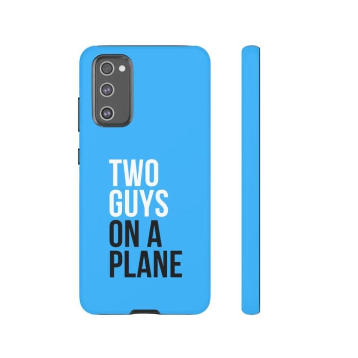 'Two Guys on a Plane' Phone Case (Blue) - Image 46