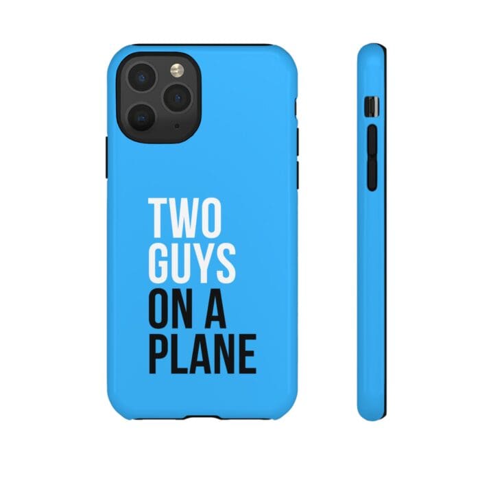 'Two Guys on a Plane' Phone Case (Blue) - Image 11