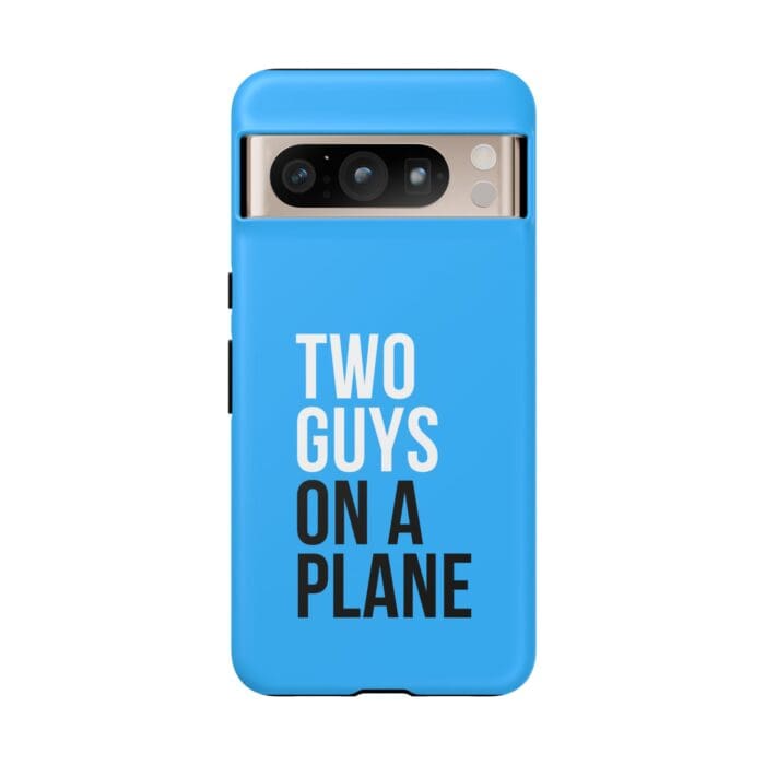'Two Guys on a Plane' Phone Case (Blue) - Image 114