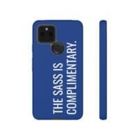 'The Sass is Complimentary' Phone Case (Blue) - Image 52