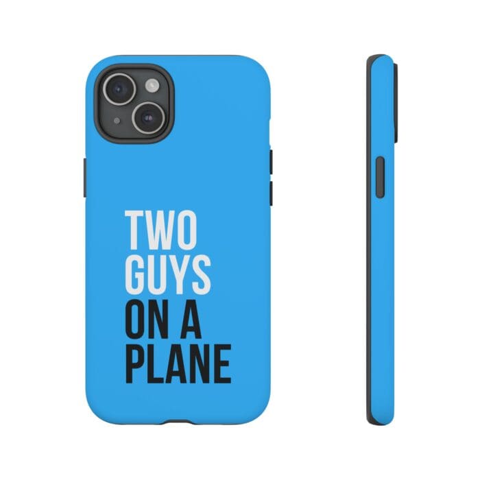 'Two Guys on a Plane' Phone Case (Blue) - Image 97