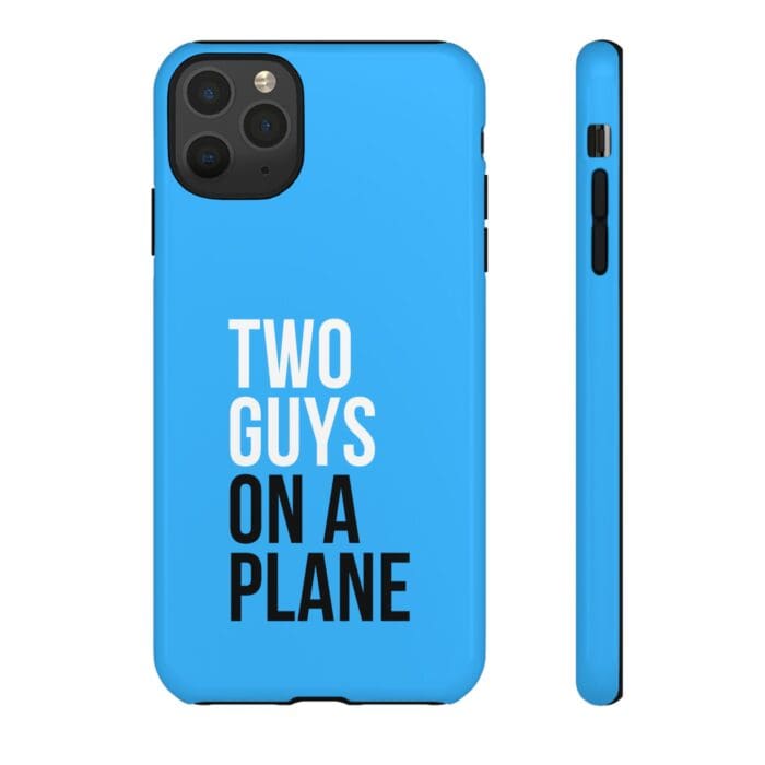 'Two Guys on a Plane' Phone Case (Blue) - Image 13