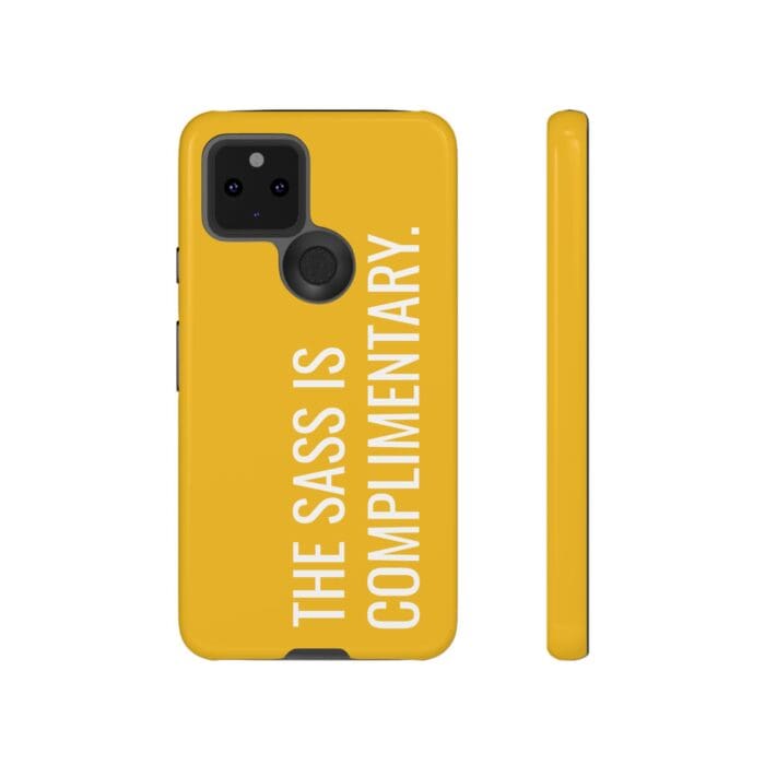 'The Sass is Complimentary' Phone Case (Yellow) - Image 51