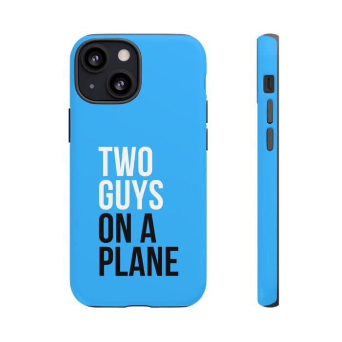 'Two Guys on a Plane' Phone Case (Blue) - Image 32