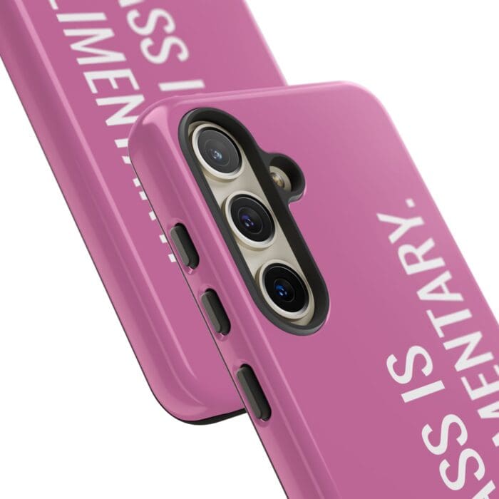 'The Sass is Complimentary' Phone Case (Light Pink) - Image 110