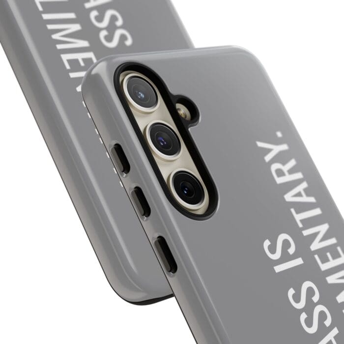 'The Sass is Complimentary' Phone Case (Grey) - Image 114