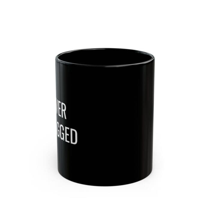 'Forever Jetlagged' Coffee Mug (Black) - Image 2