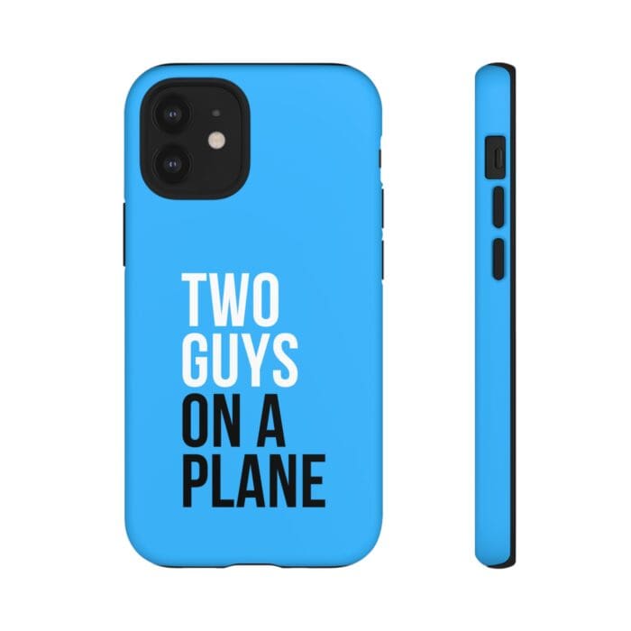 'Two Guys on a Plane' Phone Case (Blue) - Image 22