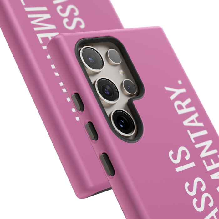 'The Sass is Complimentary' Phone Case (Light Pink) - Image 120