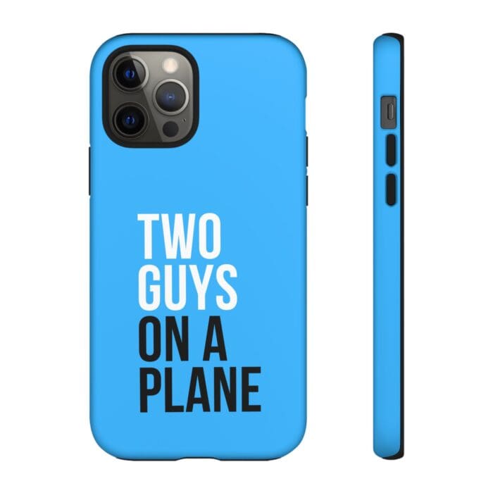 'Two Guys on a Plane' Phone Case (Blue) - Image 26