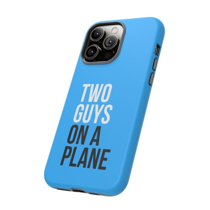 'Two Guys on a Plane' Phone Case (Blue) - Image 70