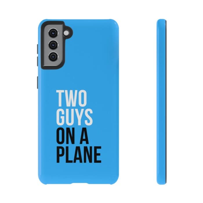 'Two Guys on a Plane' Phone Case (Blue) - Image 39