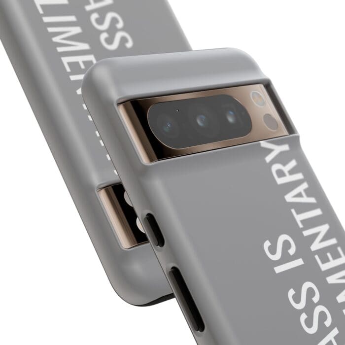 'The Sass is Complimentary' Phone Case (Grey) - Image 124