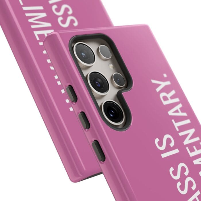 'The Sass is Complimentary' Phone Case (Light Pink) - Image 118