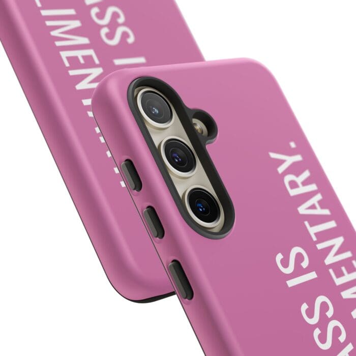 'The Sass is Complimentary' Phone Case (Light Pink) - Image 112