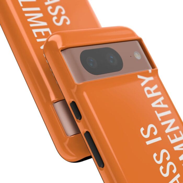 'The Sass is Complimentary' Phone Case (Orange) - Image 126