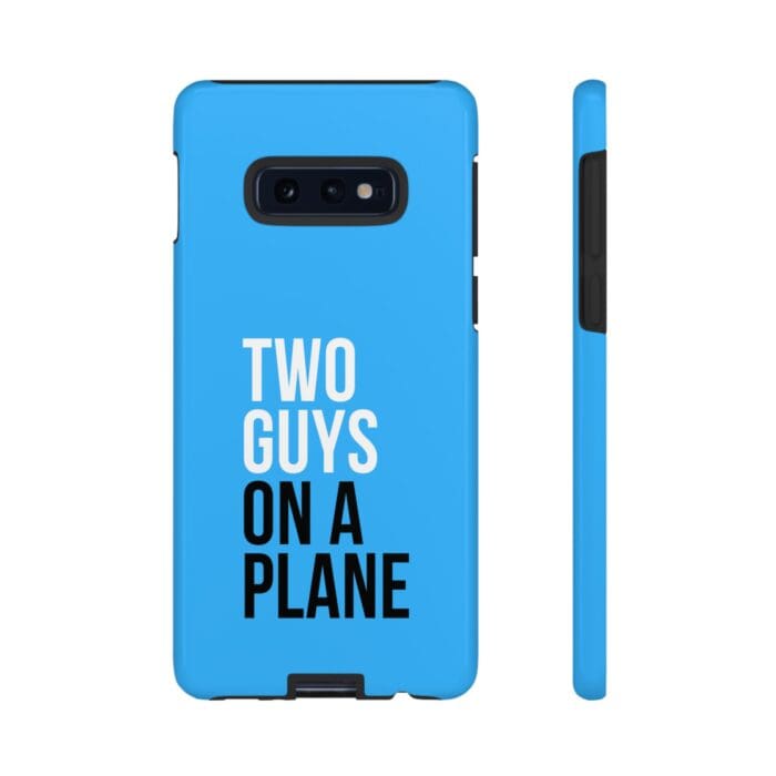 'Two Guys on a Plane' Phone Case (Blue) - Image 5