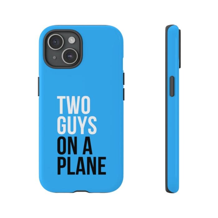 'Two Guys on a Plane' Phone Case (Blue) - Image 91