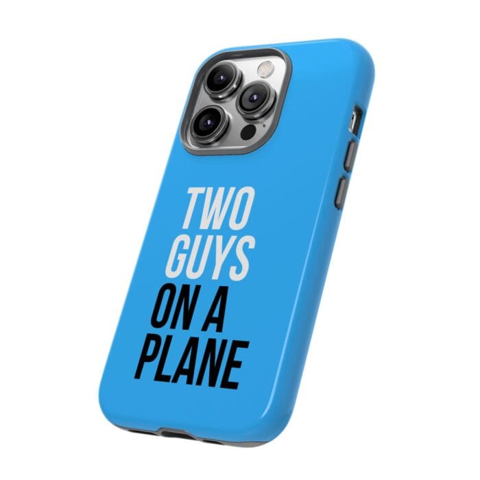 'Two Guys on a Plane' Phone Case (Blue) - Image 60
