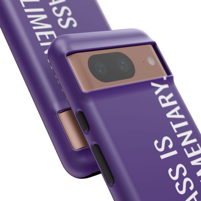 'The Sass is Complimentary' Phone Case (Purple) - Image 128