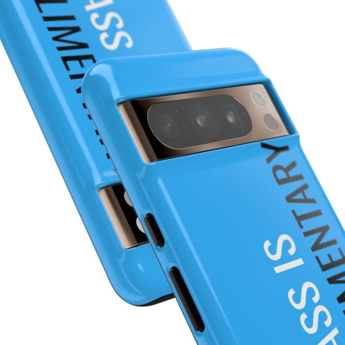 'The Sass is Complimentary' Phone Case ('Two Guys' Blue) - Image 122