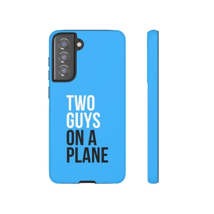 'Two Guys on a Plane' Phone Case (Blue) - Image 48