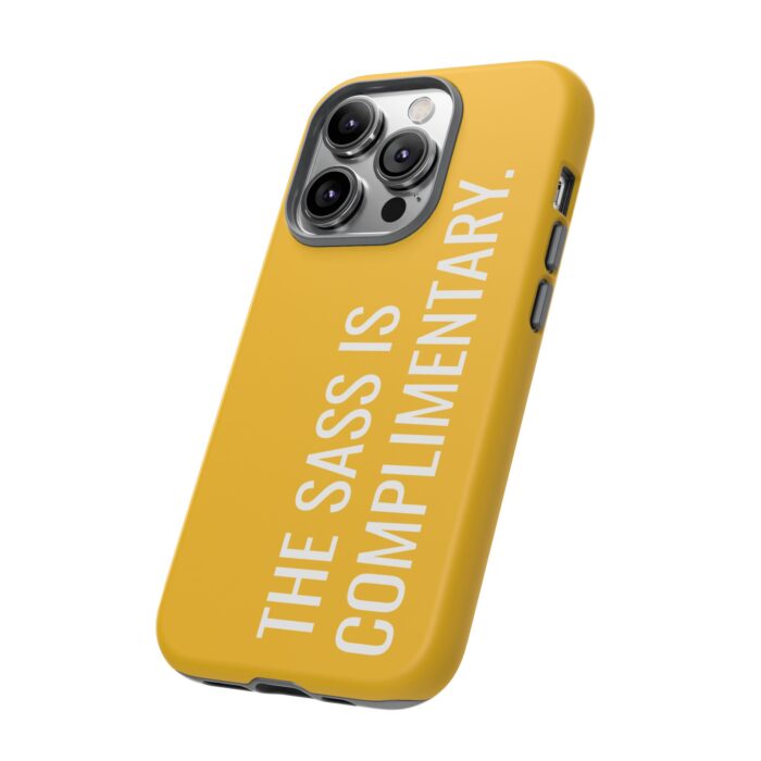 'The Sass is Complimentary' Phone Case (Yellow) - Image 72