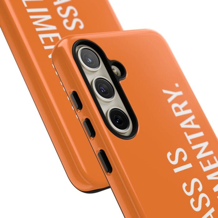 'The Sass is Complimentary' Phone Case (Orange) - Image 114