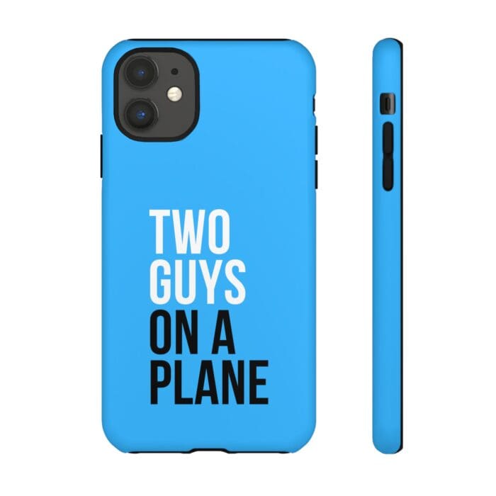 'Two Guys on a Plane' Phone Case (Blue) - Image 10
