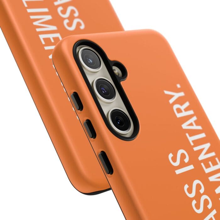 'The Sass is Complimentary' Phone Case (Orange) - Image 116