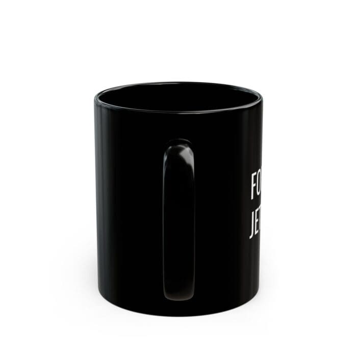 'Forever Jetlagged' Coffee Mug (Black) - Image 4