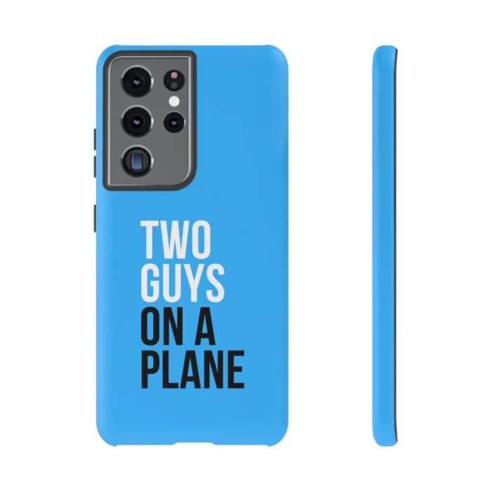 'Two Guys on a Plane' Phone Case (Blue) - Image 42