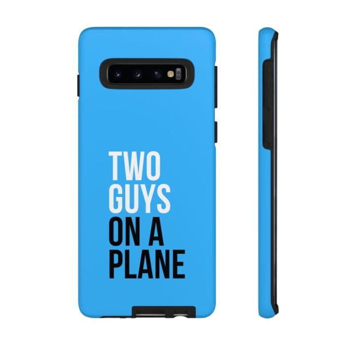 'Two Guys on a Plane' Phone Case (Blue) - Image 8