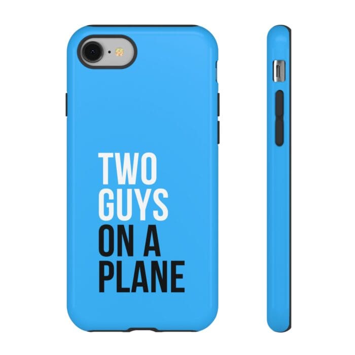 'Two Guys on a Plane' Phone Case (Blue)