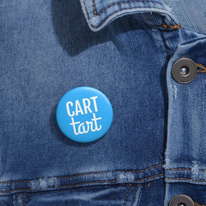 'Cart Tart' Pin Button - Image 2