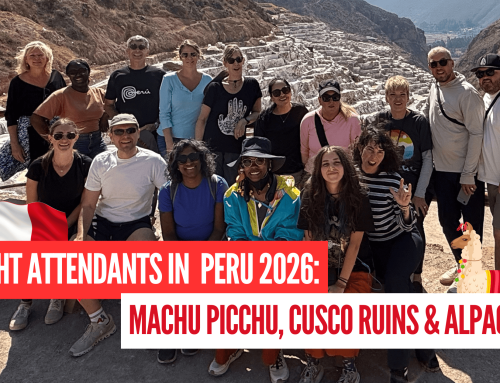 Flight Attendants in Peru 2026: Machu Picchu, Cusco Ruins & Alpacas